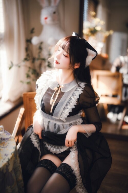 雪晴Astra - 2024春季限定 透明女仆 预览展示图 5