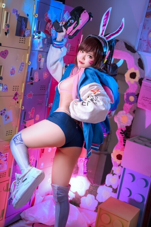 ZinieQ - D.Va Sakimichan Art 预览展示图 2