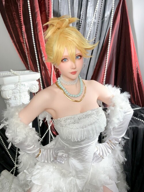 星之迟迟 - 2024年07月计划A 吊带袜天使 潘迪礼服 预览展示图 6