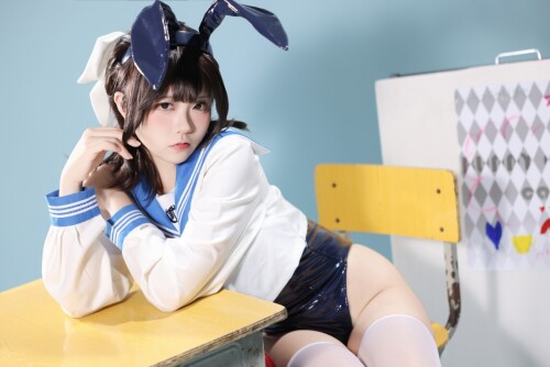 G44不会受伤 - 水手服兔女郎咖啡厅 预览展示图 1