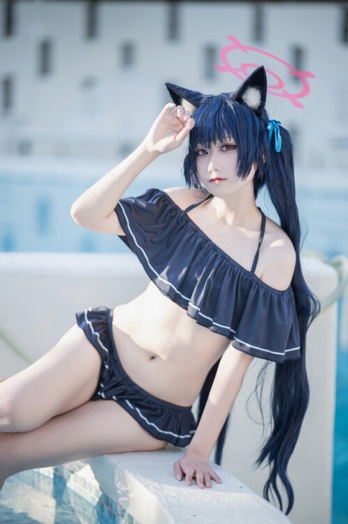 lunana - 黑见芹香 泳装 预览展示图 4