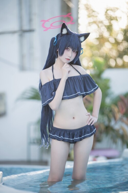 lunana - 黑见芹香 泳装 预览展示图 5