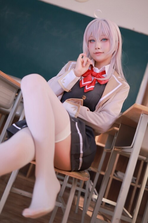 水淼aqua - 24年11月patreon会员订阅 艾莉同学 预览展示图 4