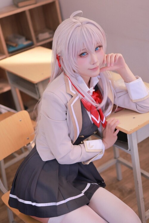水淼aqua - 24年11月patreon会员订阅 艾莉同学 预览展示图 5