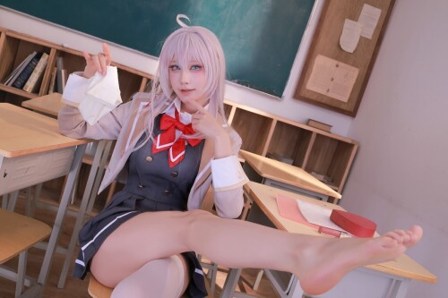 水淼aqua - 24年11月patreon会员订阅 艾莉同学 预览展示图 2