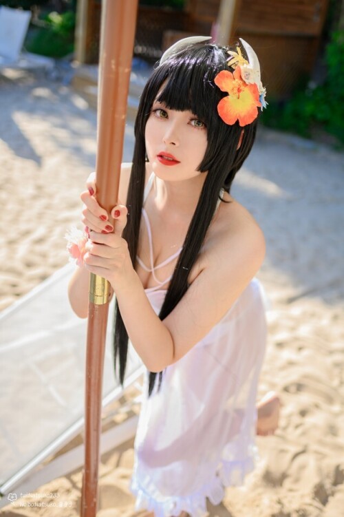 Natsuko夏夏子 - 碧蓝航线 比叡 泳装 预览展示图 3