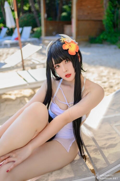 Natsuko夏夏子 - 碧蓝航线 比叡 泳装 预览展示图 1