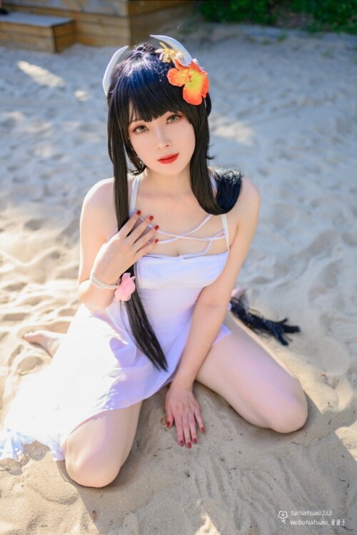 Natsuko夏夏子 - 碧蓝航线 比叡 泳装 预览展示图 2