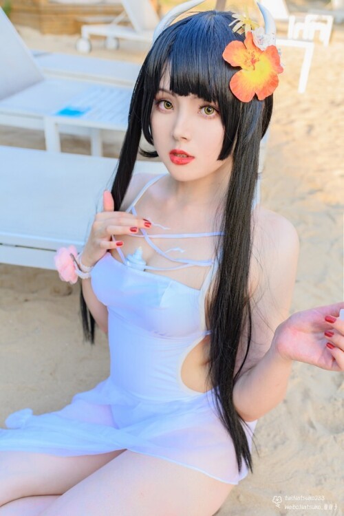Natsuko夏夏子 - 碧蓝航线 比叡 泳装 预览展示图 4