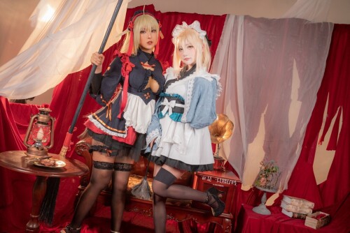 小容仔咕咕咕w&是一只熊仔吗 - fgo 冲田总司 魔神冲田 双人绳艺 预览展示图 2