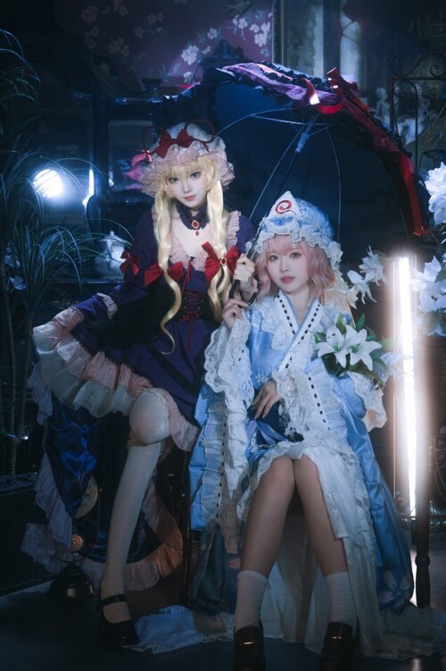 花柒Hana - 八云紫+西行寺幽幽子 (&肃雨雨雨) 预览展示图 3