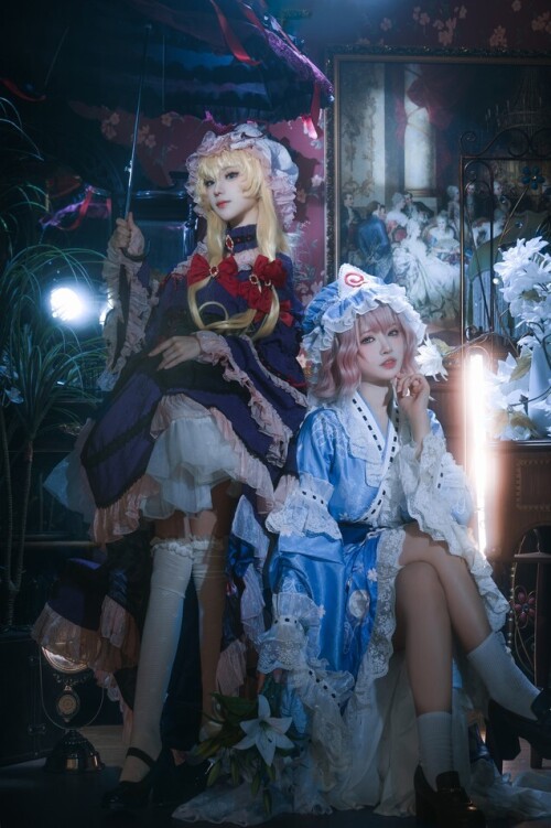 花柒Hana - 八云紫+西行寺幽幽子 (&肃雨雨雨) 预览展示图 4
