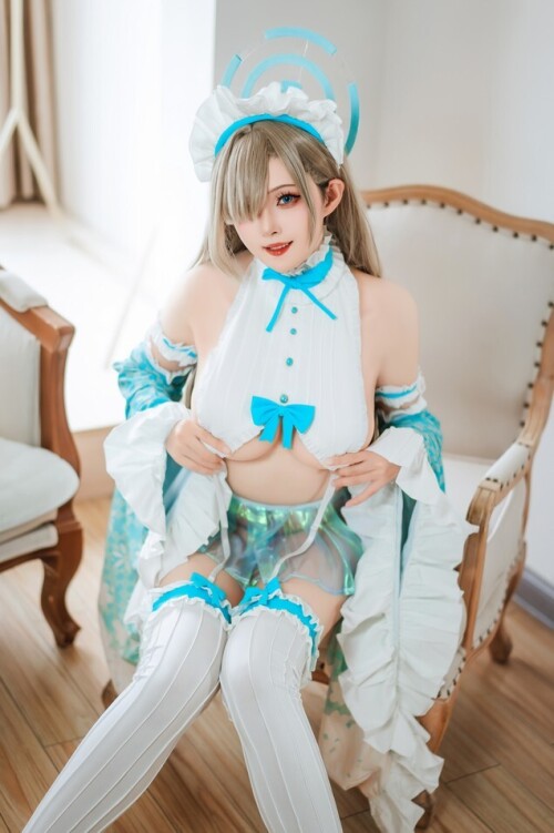 Natsuko夏夏子 - 一之濑明日奈女仆同人 预览展示图 4