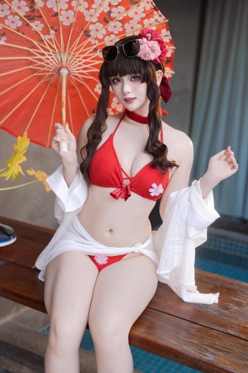 屿鱼 - 樱花泳装 预览展示图 3