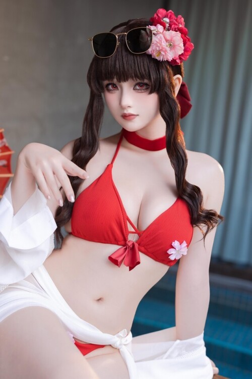 屿鱼 - 樱花泳装 预览展示图 4