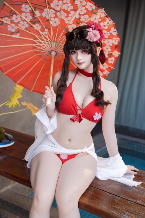 屿鱼 - 樱花泳装 预览展示图 5