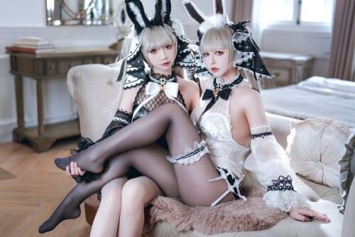 面饼仙儿&半半子【BanBanKo x MianZelizer】 – 可畏兔兔 [57P6V-470MB]