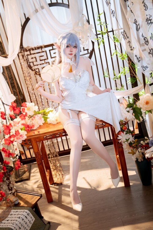 Natsuko夏夏子 - 碧蓝航线 阿尔比恩旗袍 预览展示图 5