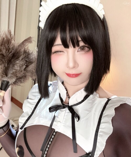 皮皮奶可可爱了啦 - 女仆自摄 预览展示图 1