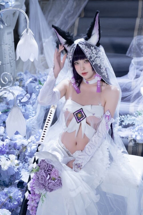 清水由乃 - 碧蓝航线 武藏 紫藤花 预览展示图 6