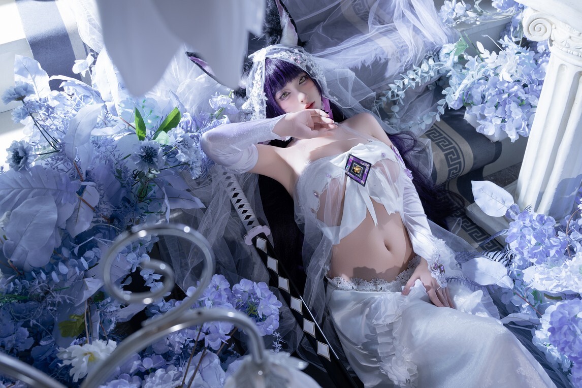 清水由乃 – 碧蓝航线 武藏 紫藤花 [51P1V-638MB]