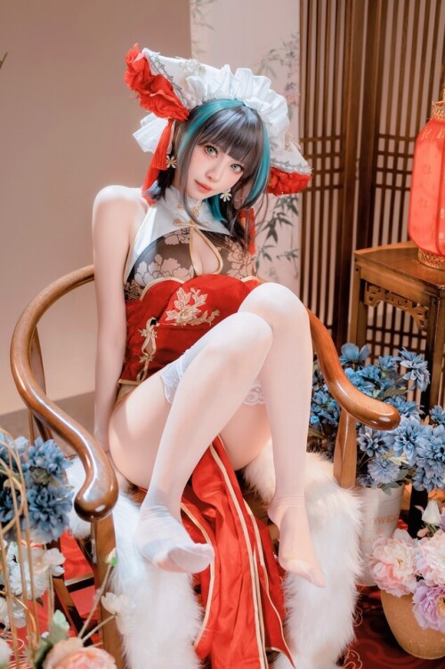 Shika小鹿鹿 - 碧蓝航线 新年柴郡 预览展示图 4