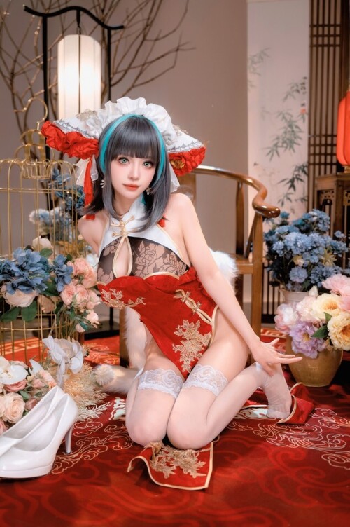 Shika小鹿鹿 - 碧蓝航线 新年柴郡 预览展示图 5