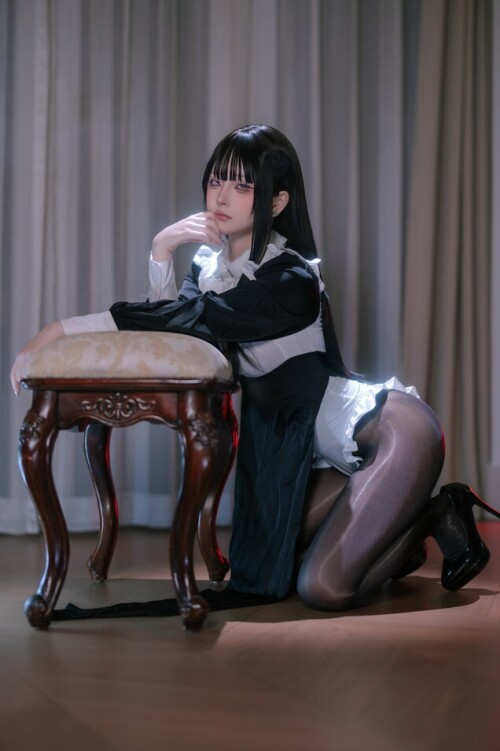 屿鱼 - 黑丝修女 预览展示图 6