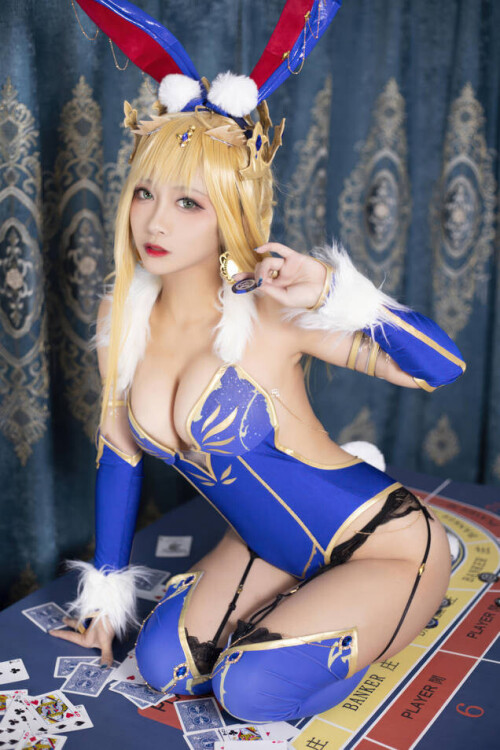 洛璃 LoLiSAMA - FGO 白枪呆 兔女郎 预览展示图 4