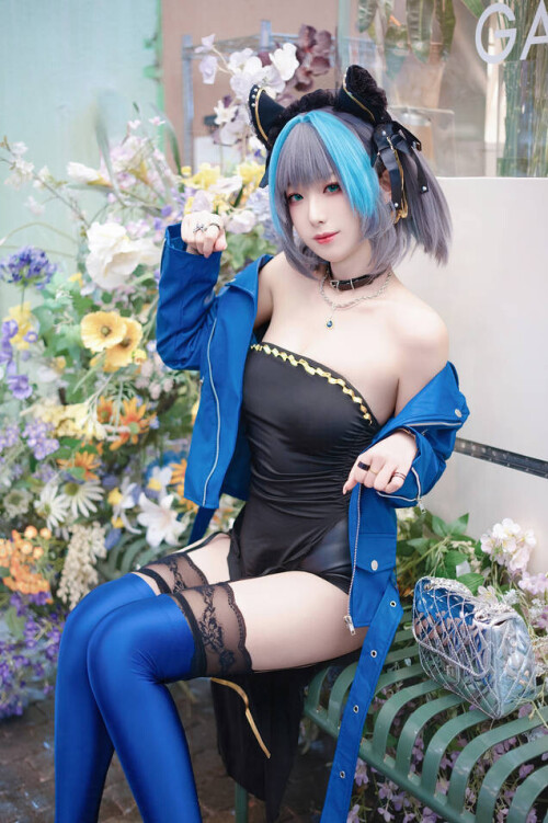 封疆疆v - 碧蓝航线 柴郡 常服 预览展示图 4