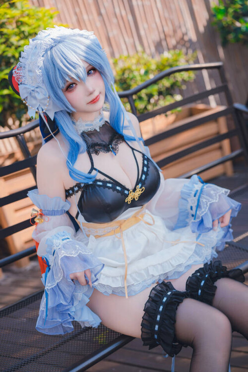 雪晴Astra - 原神 甘雨女仆 预览展示图 4