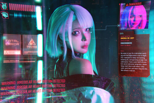 Umeko J - Lucy 「Cyberpunk Edgerunner」 预览展示图 2
