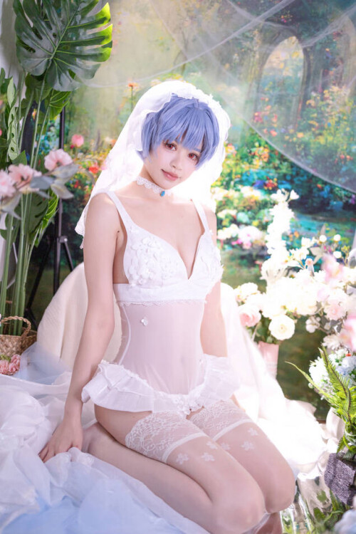 千反田鹿子 - EVA 绫波丽 花嫁 预览展示图 2