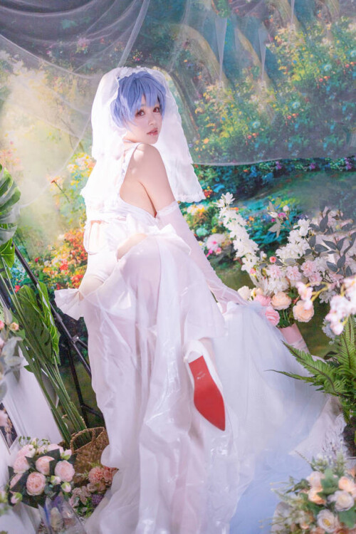 千反田鹿子 - EVA 绫波丽 花嫁 预览展示图 4