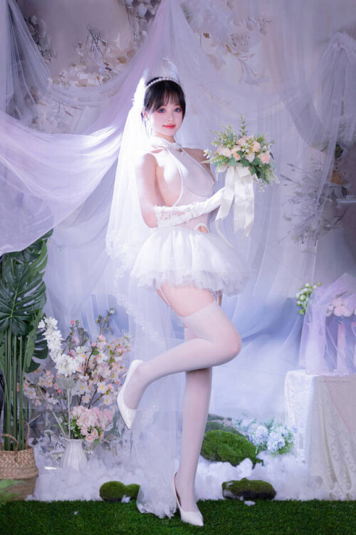 千反田鹿子 - 白丝花嫁 预览展示图 3