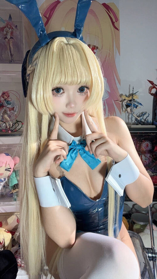 白栎Shirly - 蔚蓝档案 飞鸟马时 兔女郎 预览展示图 4