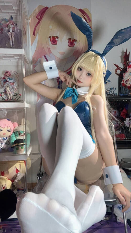白栎Shirly - 蔚蓝档案 飞鸟马时 兔女郎 预览展示图 2