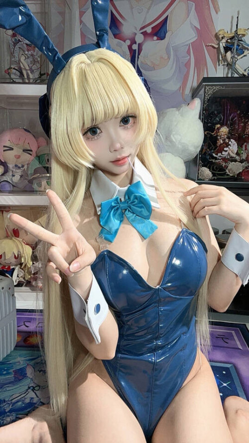 白栎Shirly - 蔚蓝档案 飞鸟马时 兔女郎 预览展示图 6