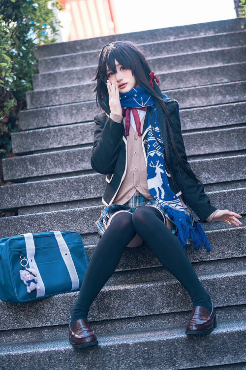 幼愛Youmeko - 雪之下雪乃jk制服 预览展示图 5