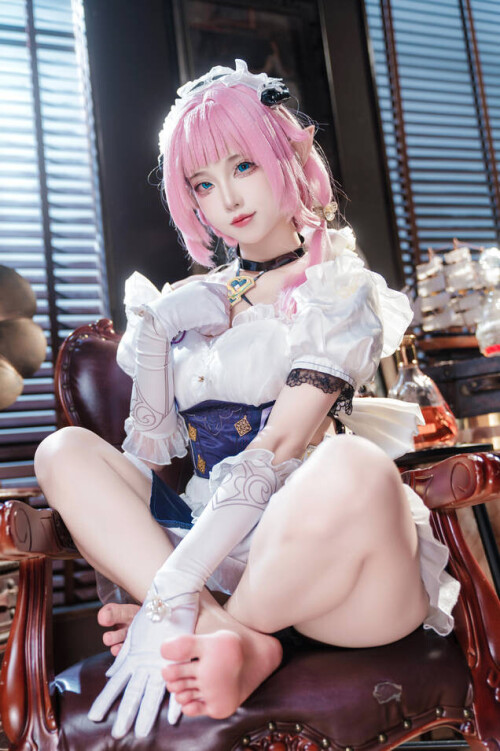 狐玖玖 - 崩坏三 爱莉希雅 女仆 预览展示图 3