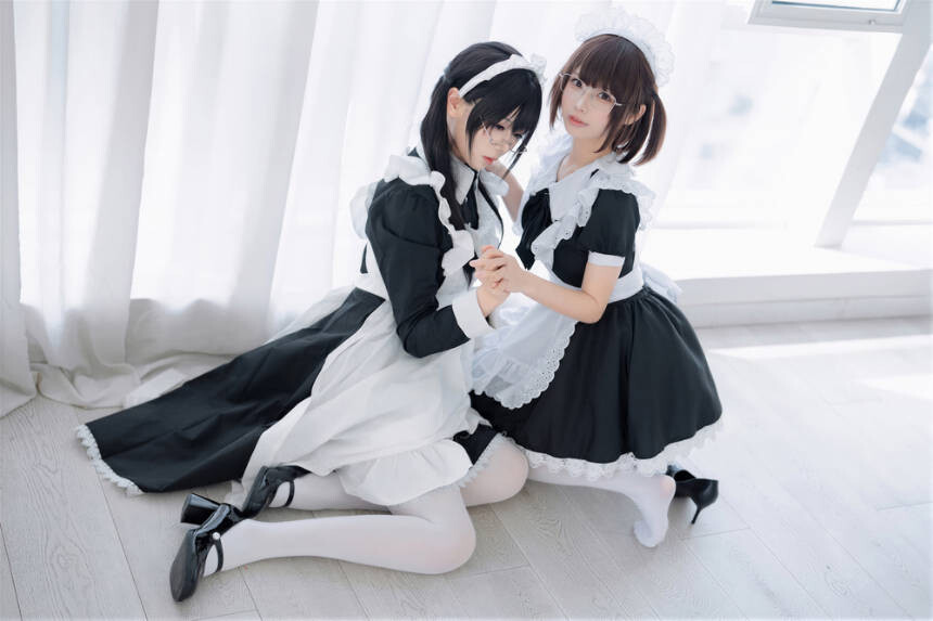 轩萧学姐&amp;雪香川SUI - 双人女仆 [110P1V-1.36GB]