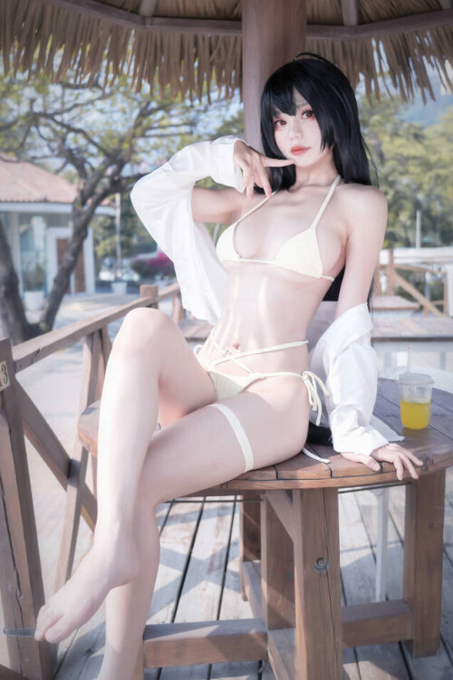 雪貓Yuki - 碧蓝航线 布雷斯特、安克雷奇、大凤 泳装、蔚蓝档案 一之濑明日奈 预览展示图 4