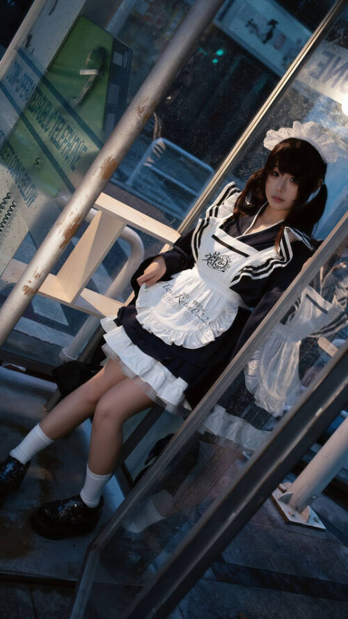 蝉时w - 和风女仆 预览展示图 2