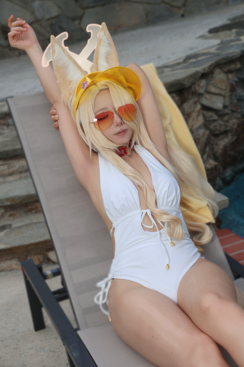 Chizu(ちず) - [Patreon] 2026年08月 圣娅 (泳装1 + 泳装2 + Dancer) 预览展示图 3