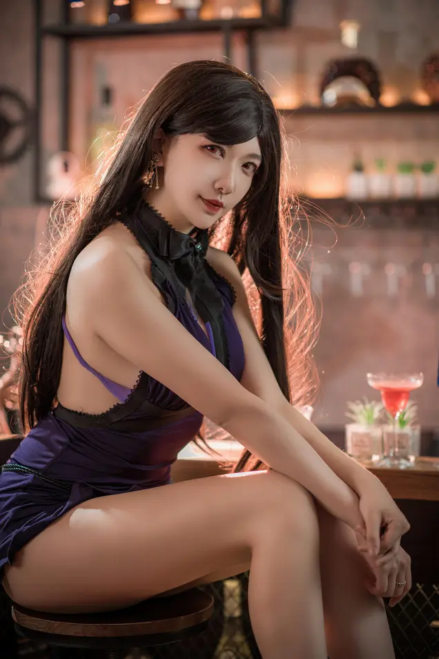 源纱希喵喵喵 - 最终幻想 蒂法礼服 预览展示图 3