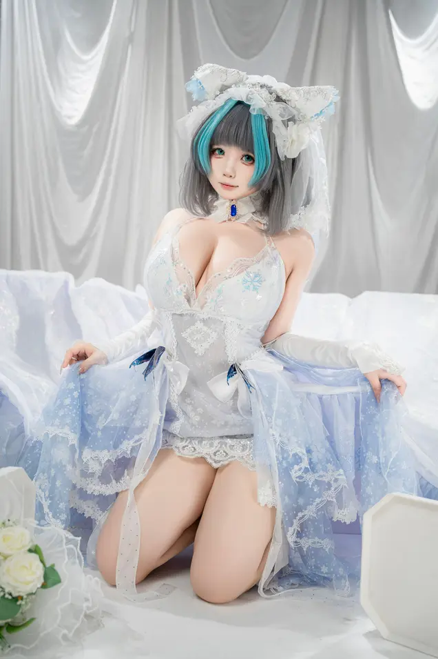 氢氧化钡 (宝钡Bei) - 碧蓝航线 柴郡 誓约花嫁 预览展示图 2