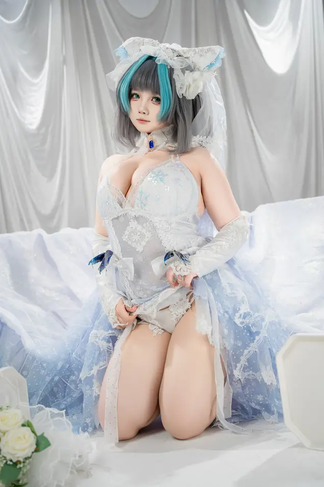 氢氧化钡 (宝钡Bei) - 碧蓝航线 柴郡 誓约花嫁 预览展示图 3