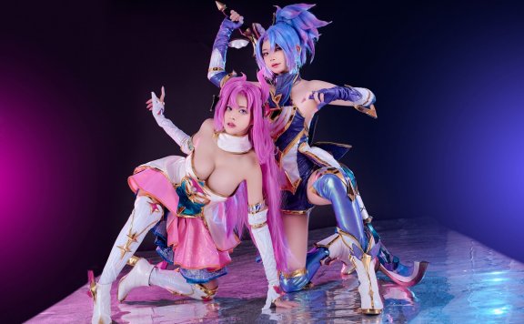 ZinieQ&PingPing – Akali x Kai’Sa Star Guardians (League of Legends) [53P13V-1.02GB]